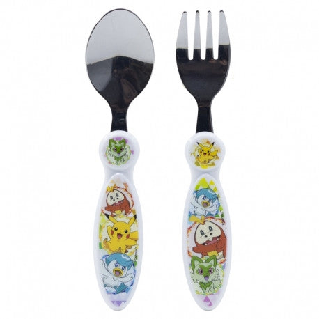 2 PCS ELLIPTIC METAL CUTLERY SET POKEMON-0
