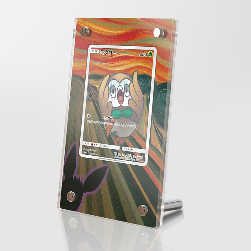 Rowlet 290/sm-p Scream Munch – Extended Art Card Display Case