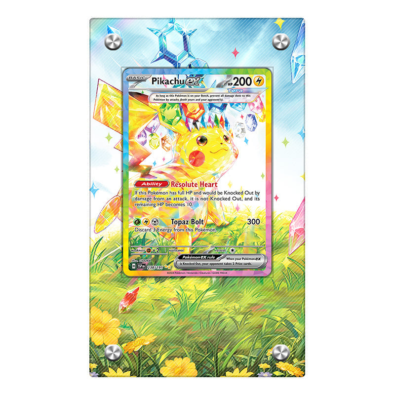 Pikachu EX – Extended Art Card Display Case