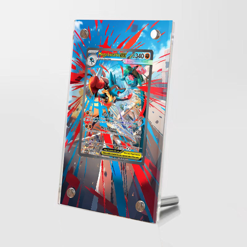 Mega Lucario EX 179/132 – Extended Art Card Display Case