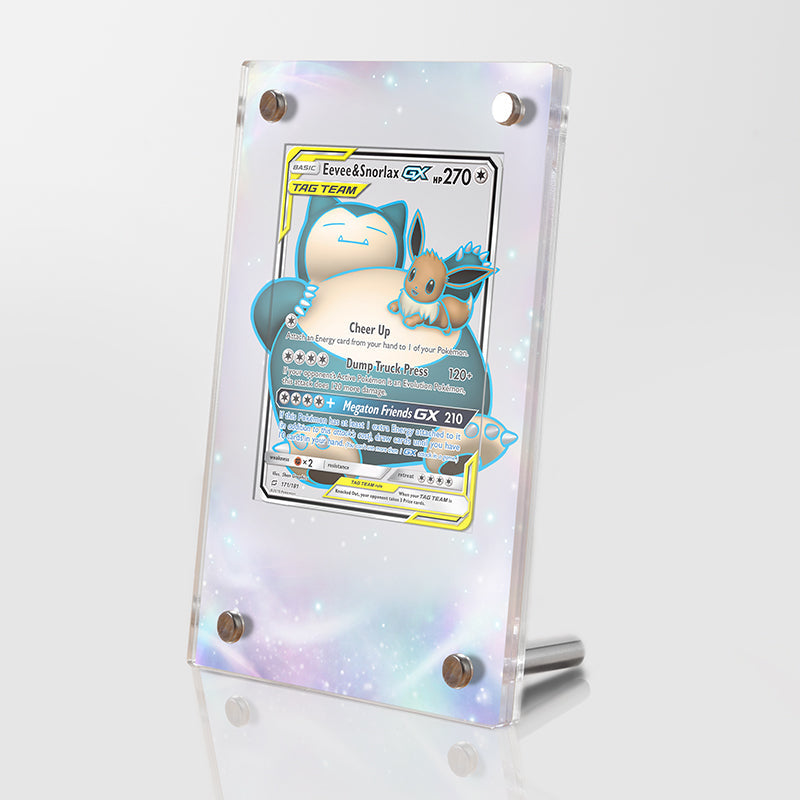 Eevee & Snorlax GX 171/181 – Extended Art Card Display Case