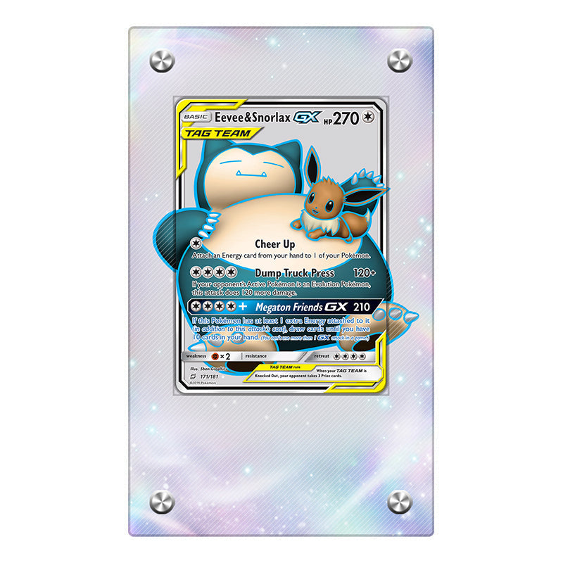 Eevee & Snorlax GX 171/181 – Extended Art Card Display Case