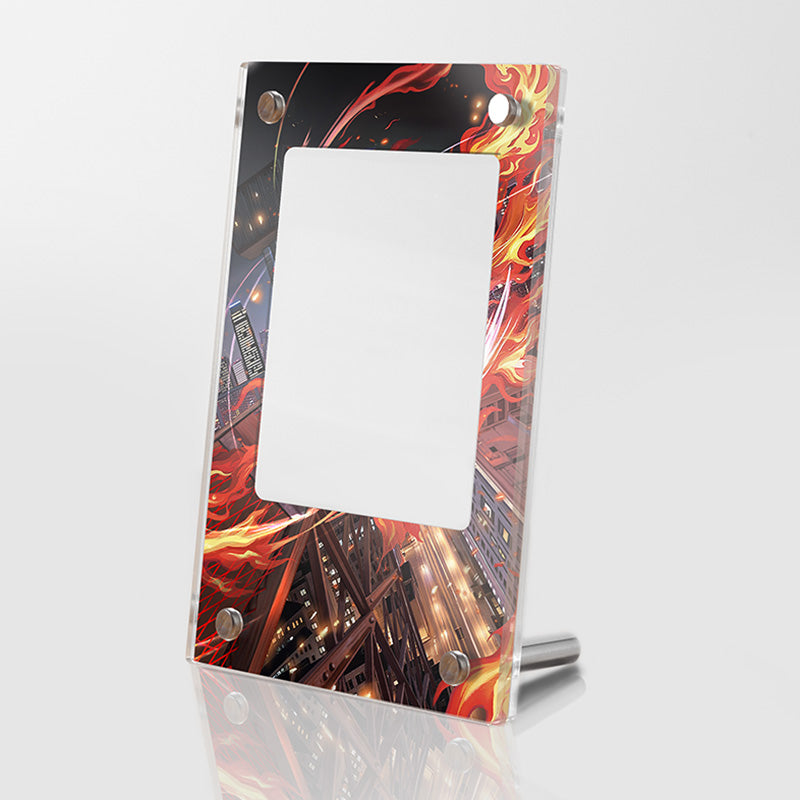 Team Rocket's Moltres EX 229/182 – Extended Art Card Display Case