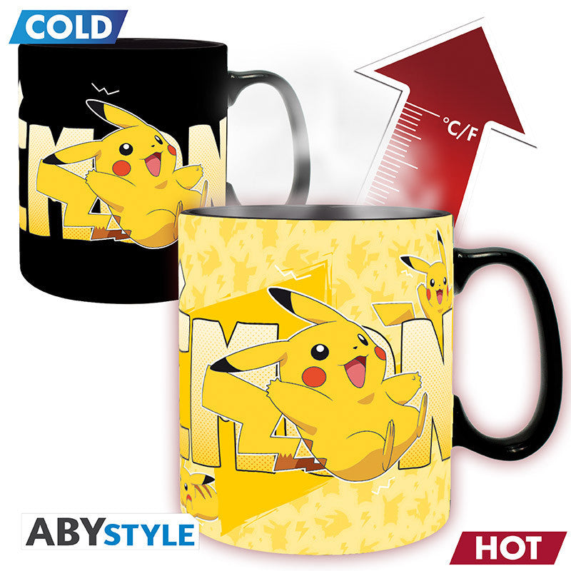 Pokemon heat-changing mug 460 ml Pikachu-0