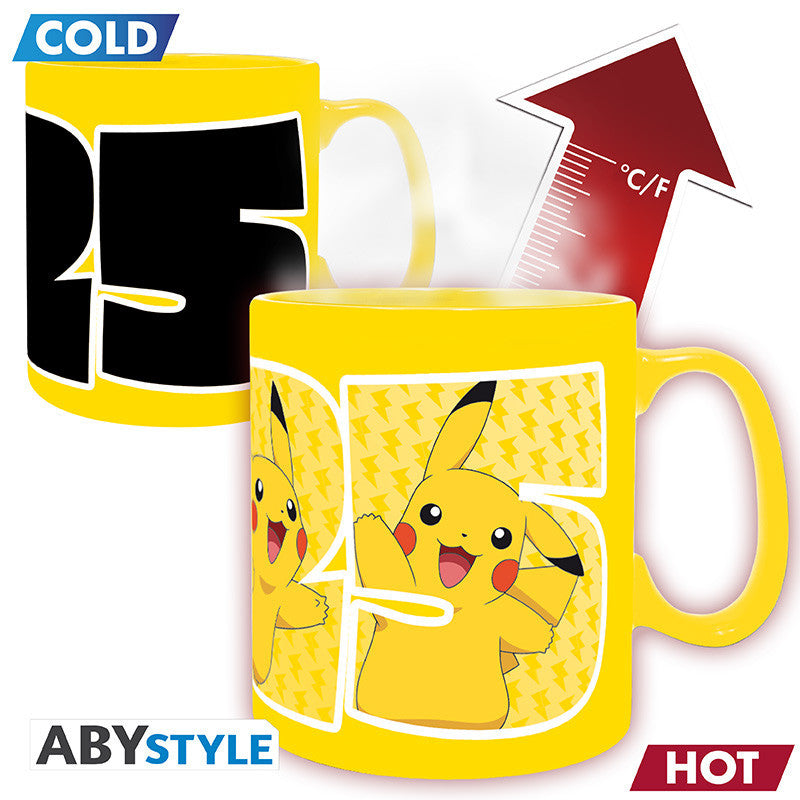POKÉMON - Heat-changing mug - 460 ml - Pikachu 25-0