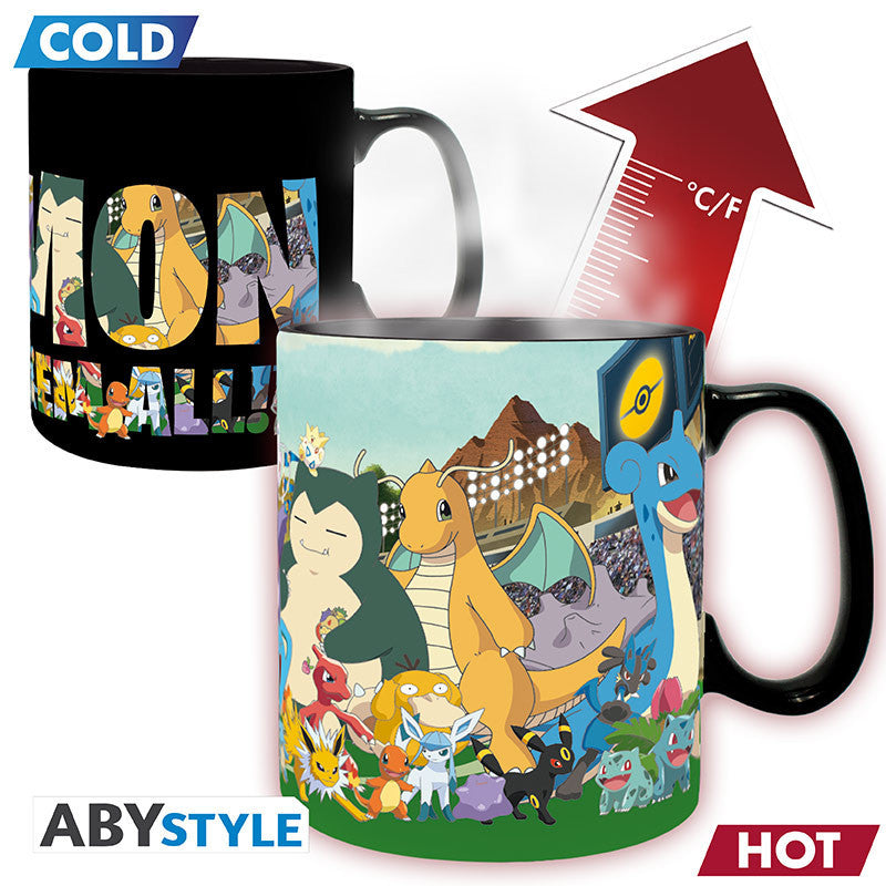 Pokemon heat-changing mug 460 ml Gotta catch em all-0