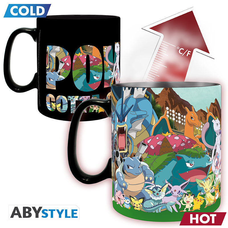 Pokemon heat-changing mug 460 ml Gotta catch em all-1