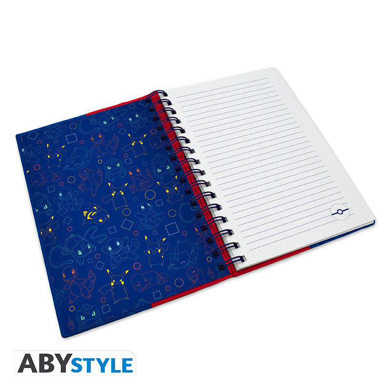 Pokemon Notebook A5 Spiral Pikachu, Bulbasaur, Squirtle, Charmander-2