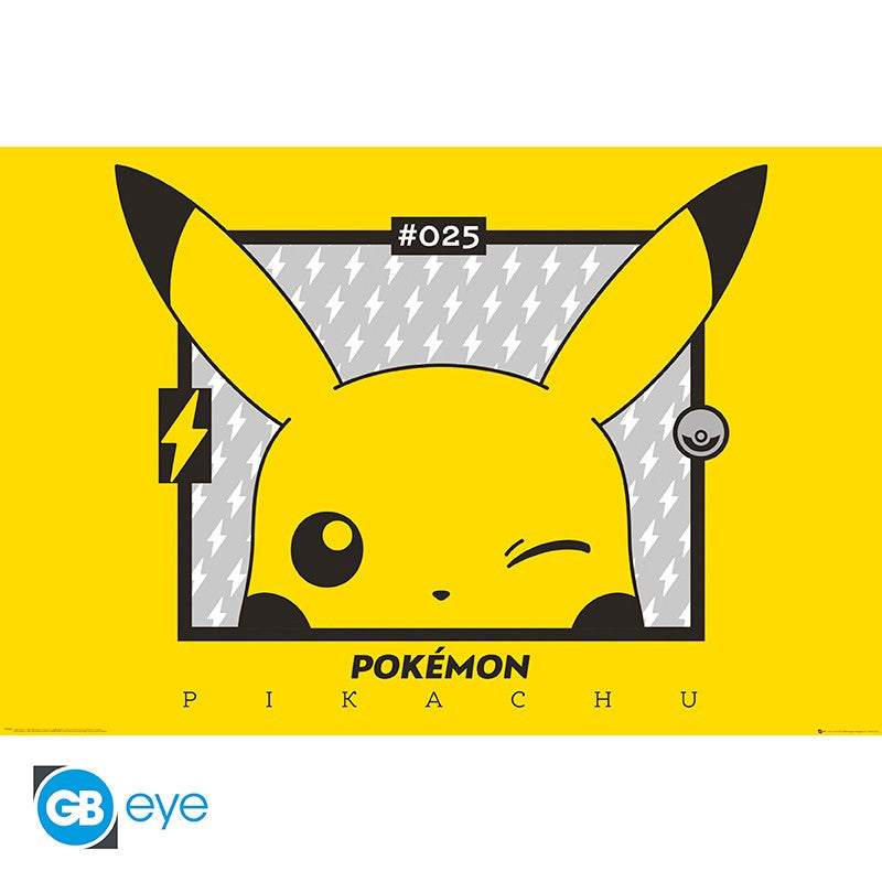 Pokemon maxi poster 91.5x61cm Pikachu Wink-0
