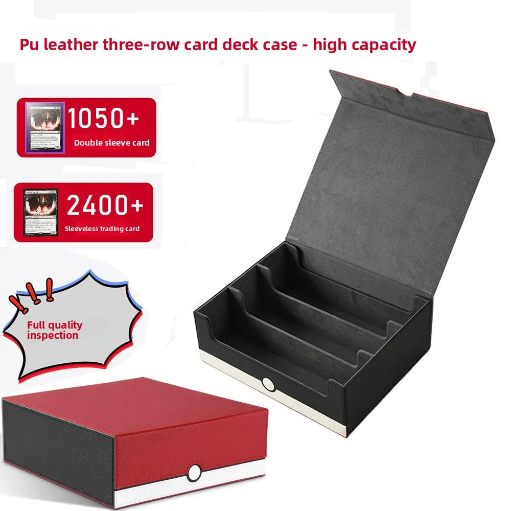 3-Row Magnetic Card Storage Box