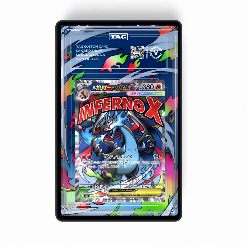 Mega Charizard X EX 023 – GradeGuardian Extended Art Slab Frame