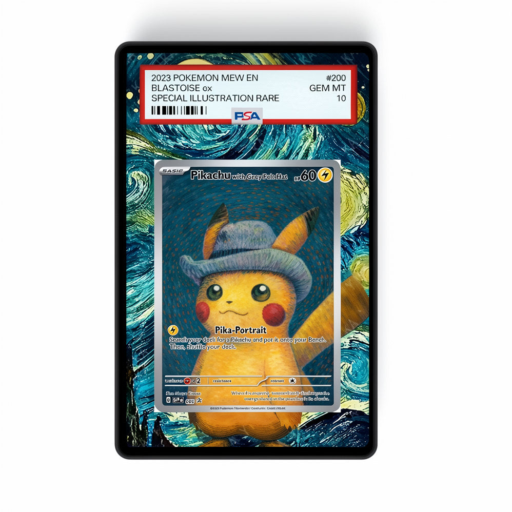 Pikachu With Grey Felt Hat Svp085 – GradeGuardian Extended Art Slab Frame