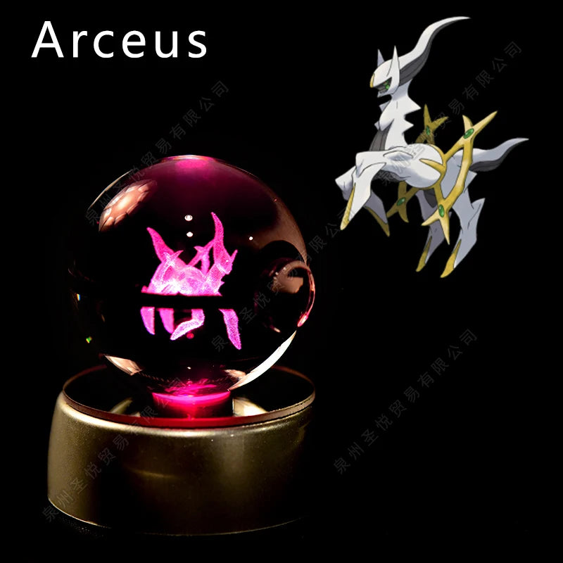 Pokémon 3D Crystal Ball Night Light