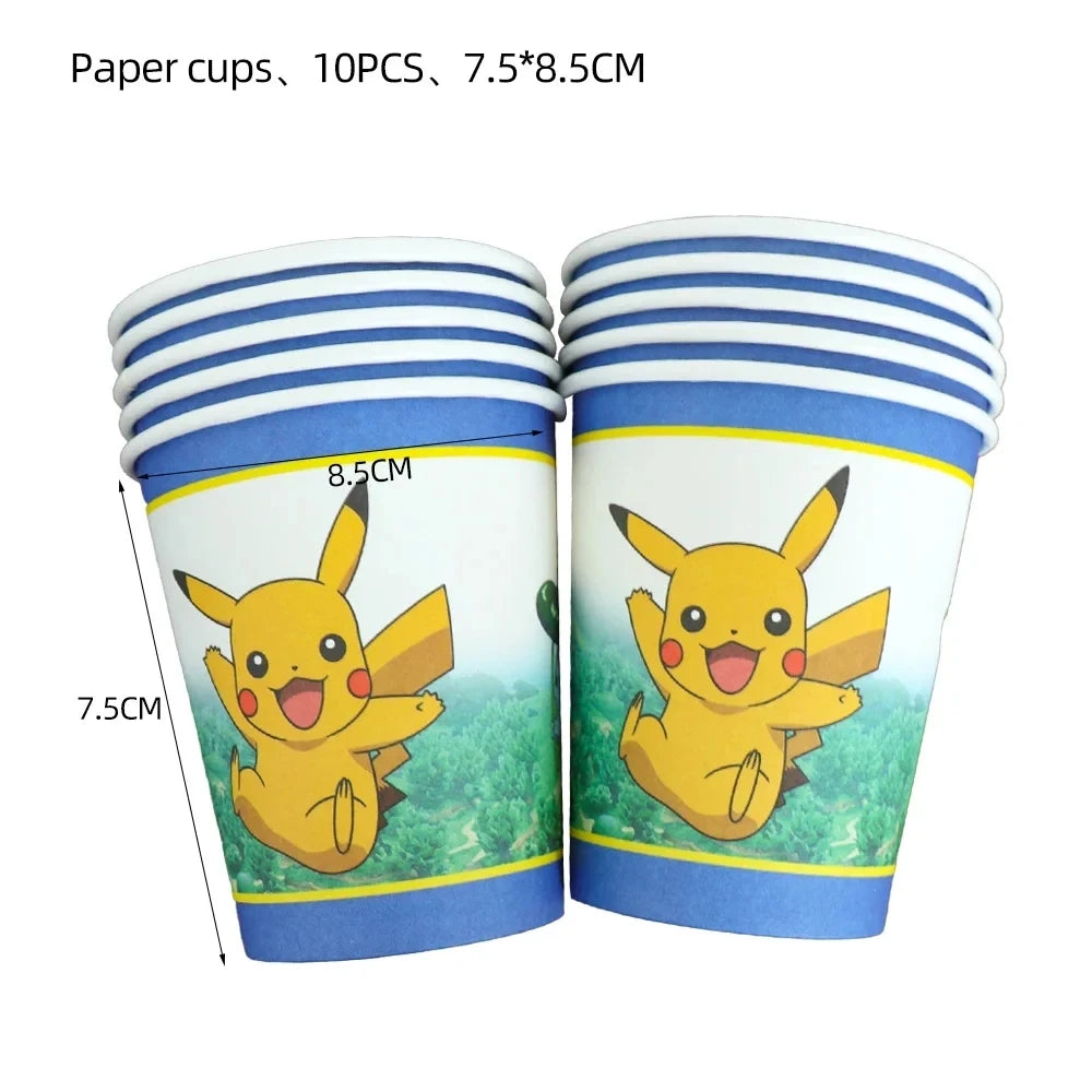 Pikachu Party Cups