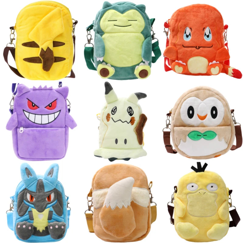 Plush Shoulder Bag – 9 Characters