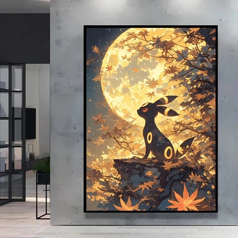 Classic Pokémon Canvas Print – Unframed