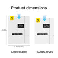 Jumbo Card Toploaders – 10 Pack