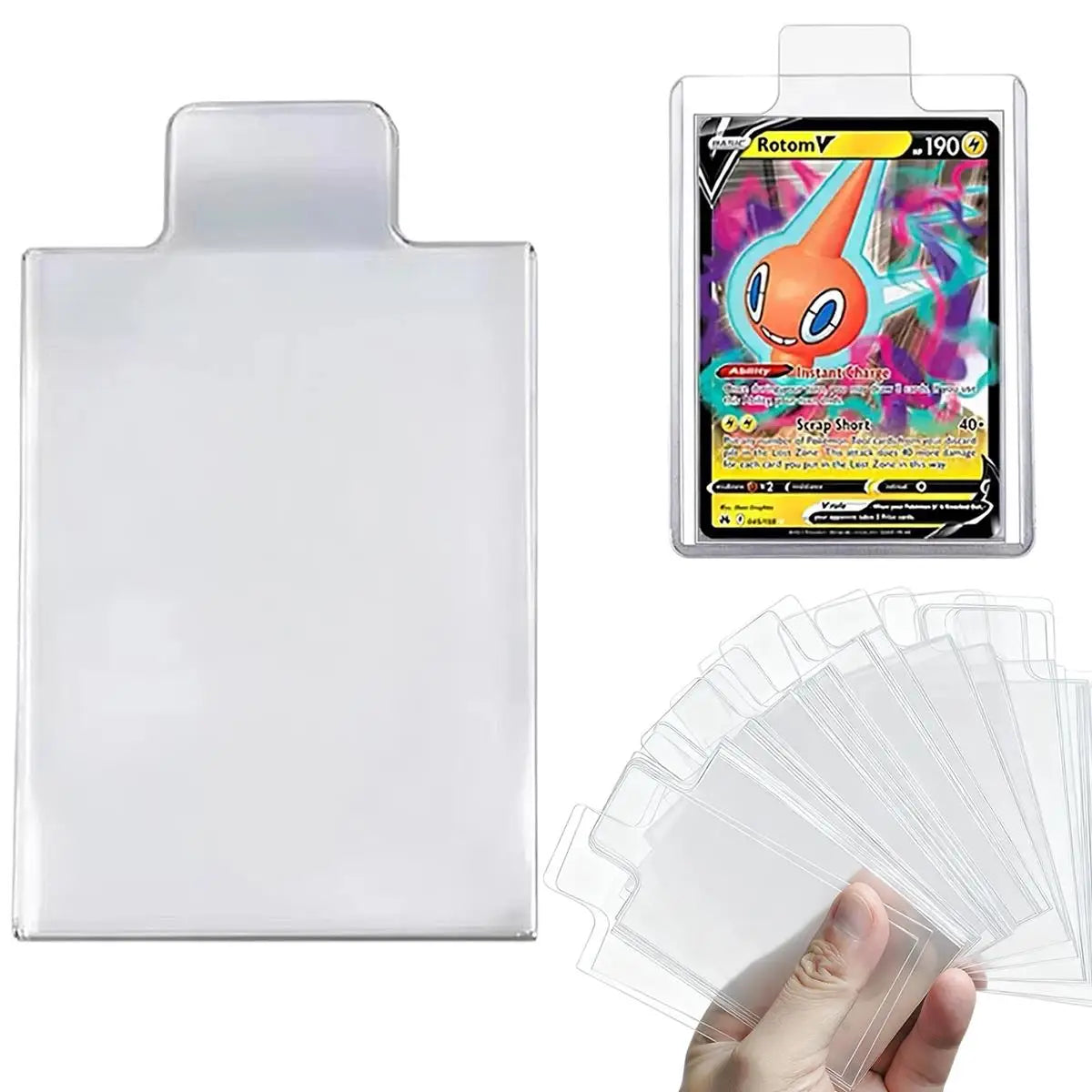 Tabbed Card Saver Sleeves – 200 Pack