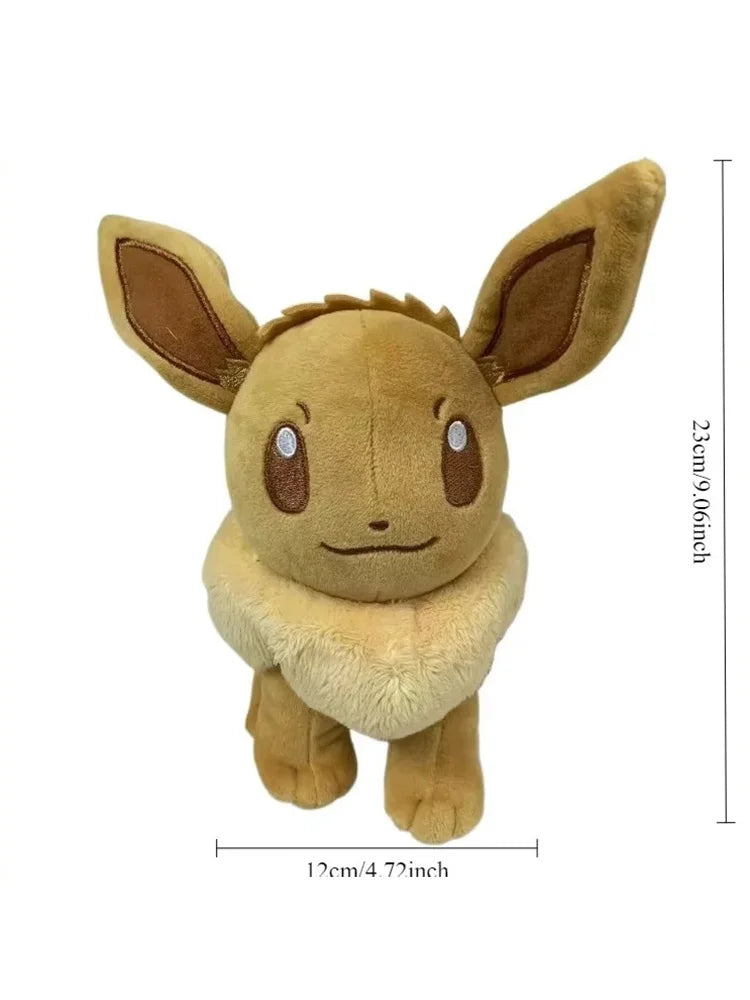 Classic Plush – Pikachu, Charmander & Eevee, 8 in