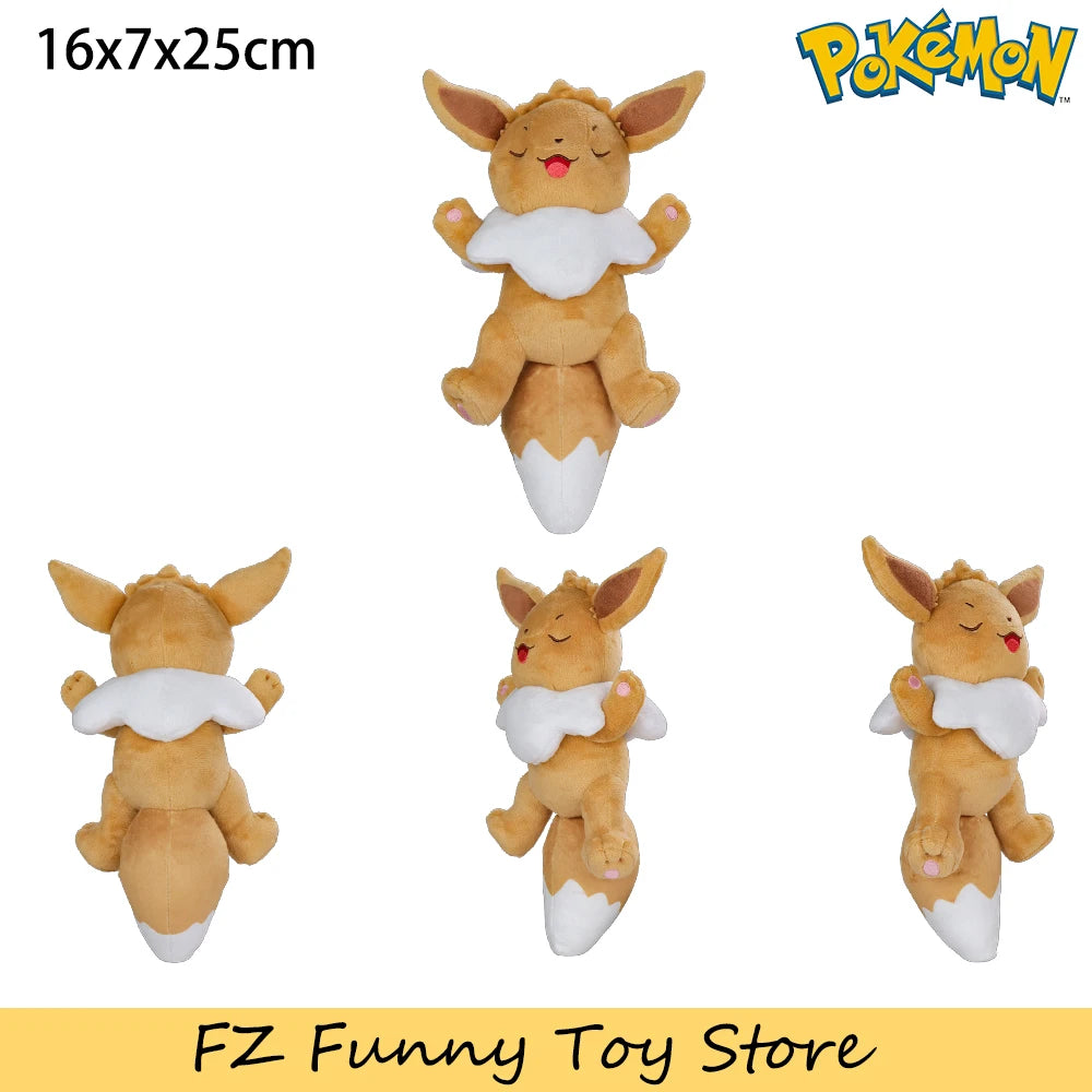 Sleeping Pokémon Plush – Pawmi, Lucario & More