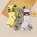 Pikachu Striped Socks – 3 Pairs