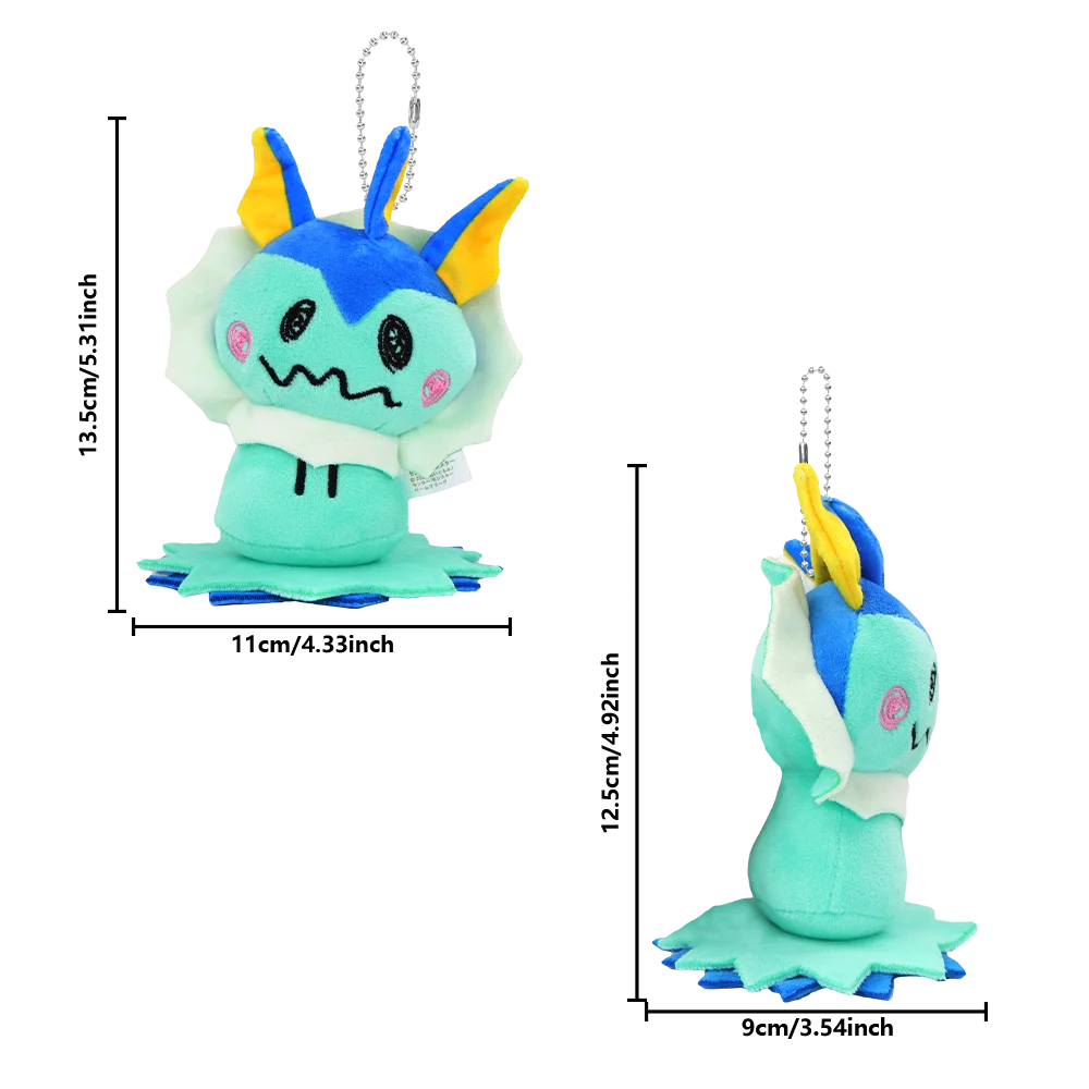 Eeveelution Mini Plush Keychain – 6 cm