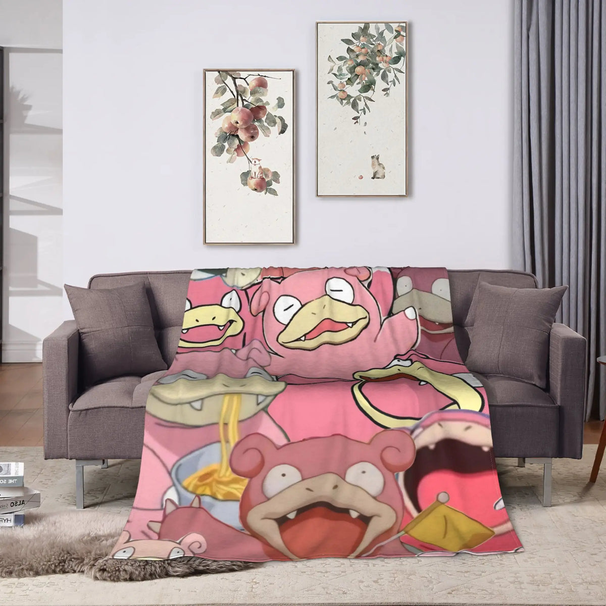 Slowpoke Flannel Blanket