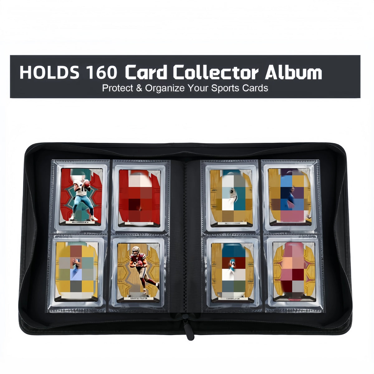 4-Pocket Toploader Binder – Holds 160