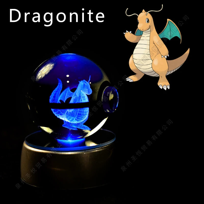 Pokémon 3D Crystal Ball Night Light