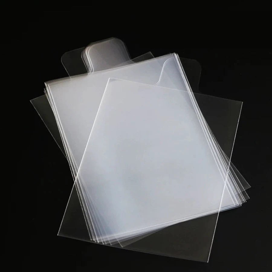 Clear Card Sleeves 65 × 90 mm – 500 Pack