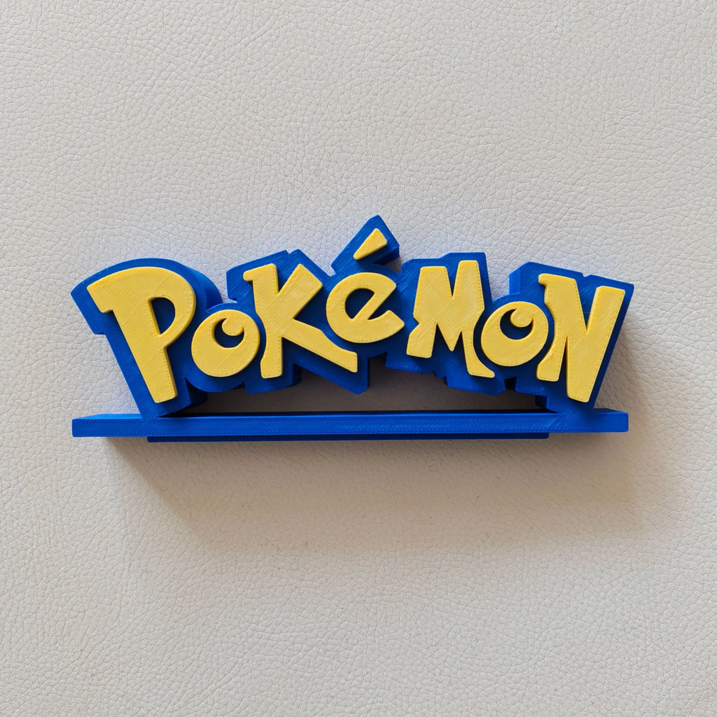 Pokémon 3D Logo Desk Sign