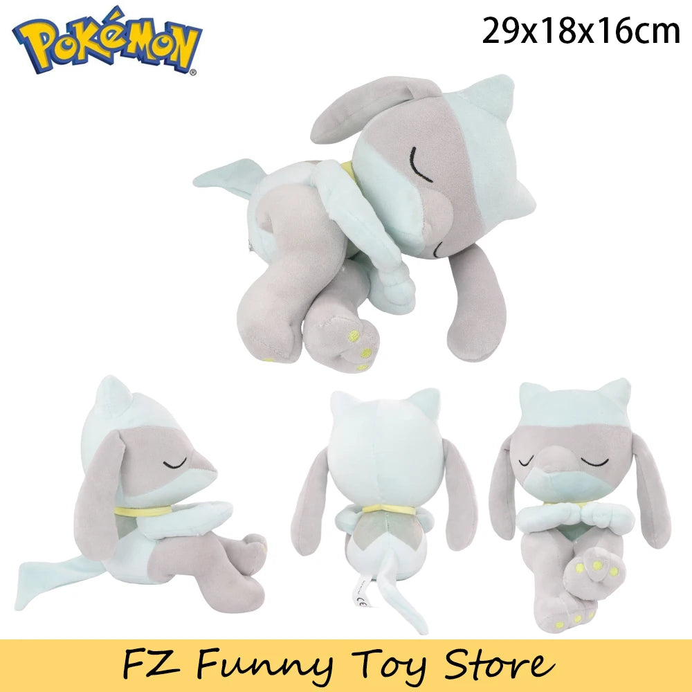 Sleeping Pokémon Plush – Pawmi, Lucario & More