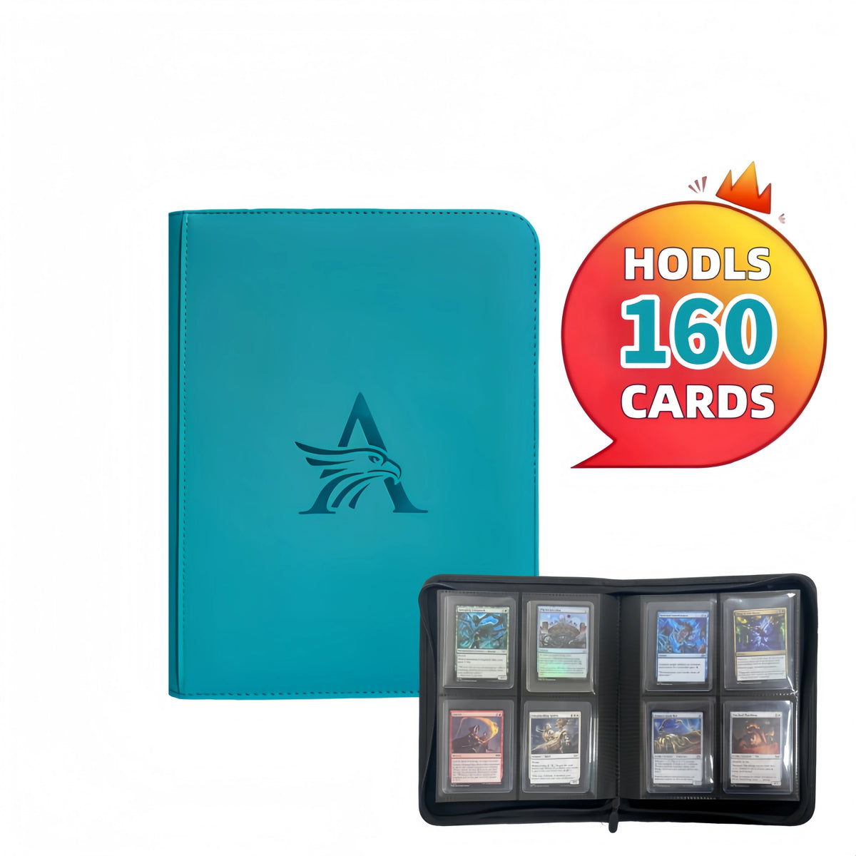 4-Pocket Toploader Binder – Holds 160