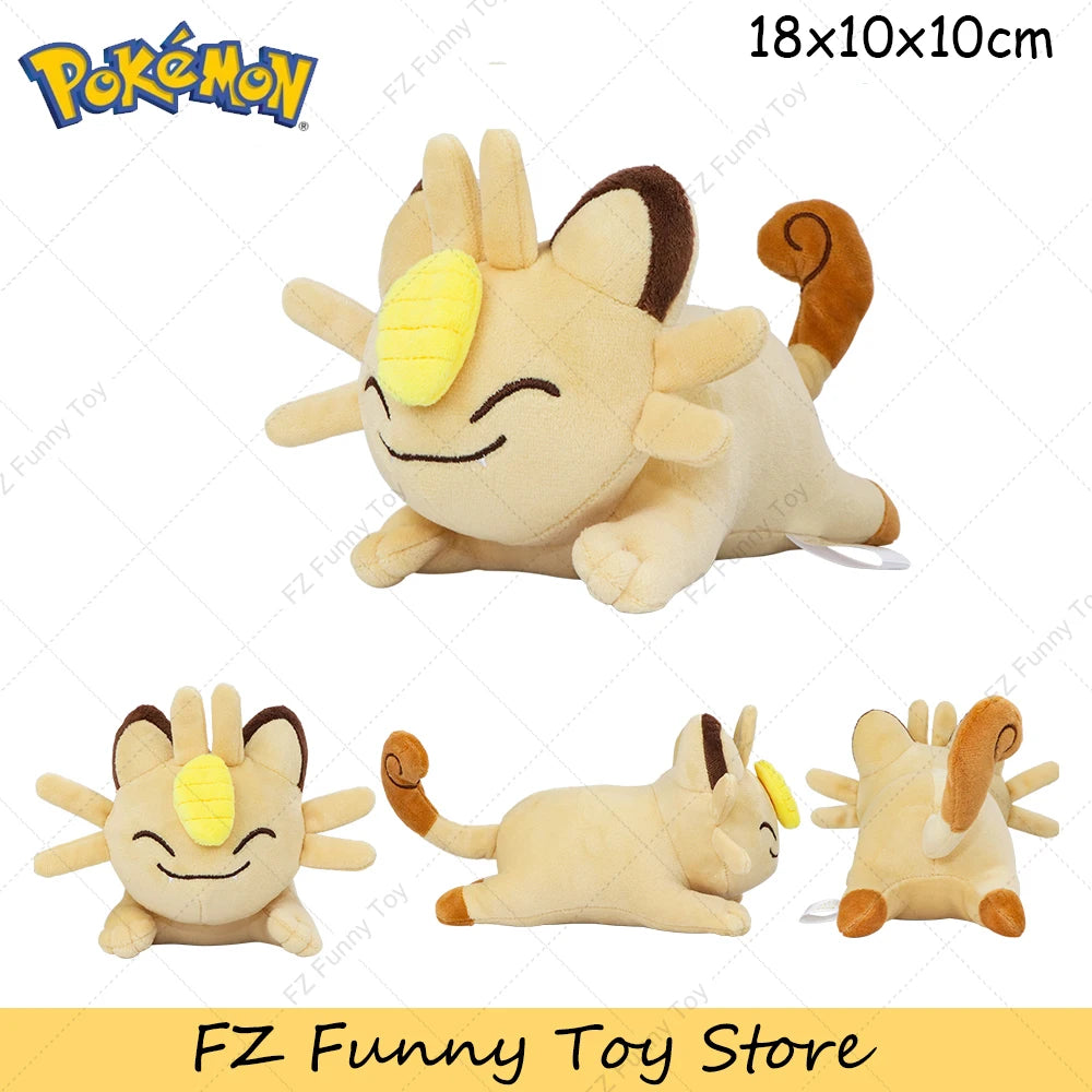 Sleeping Pokémon Plush – Pawmi, Lucario & More
