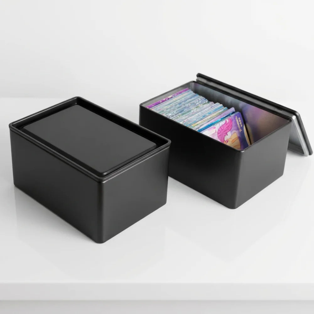 Matte Black Card Tin