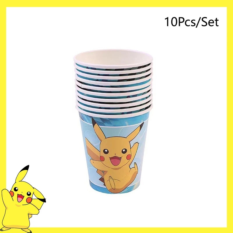 Pikachu Party Tableware Pieces