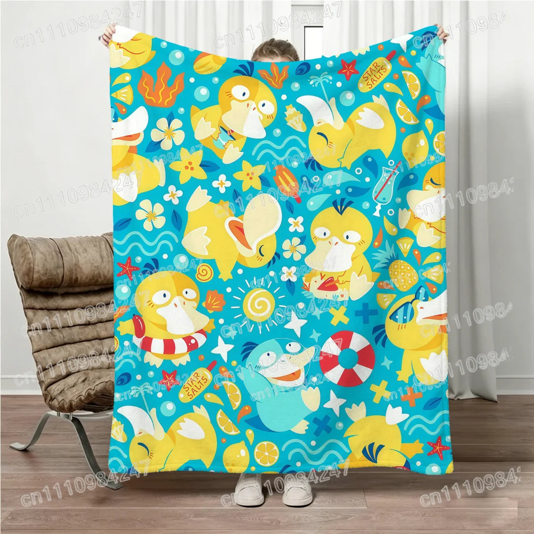 Psyduck Flannel Blanket