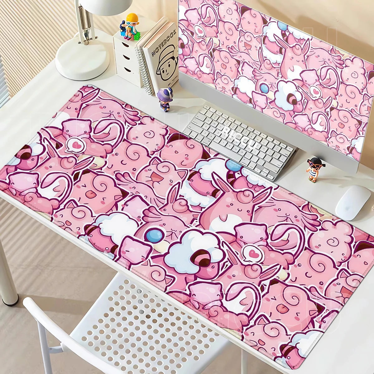 Clefairy & Jigglypuff Desk Mat