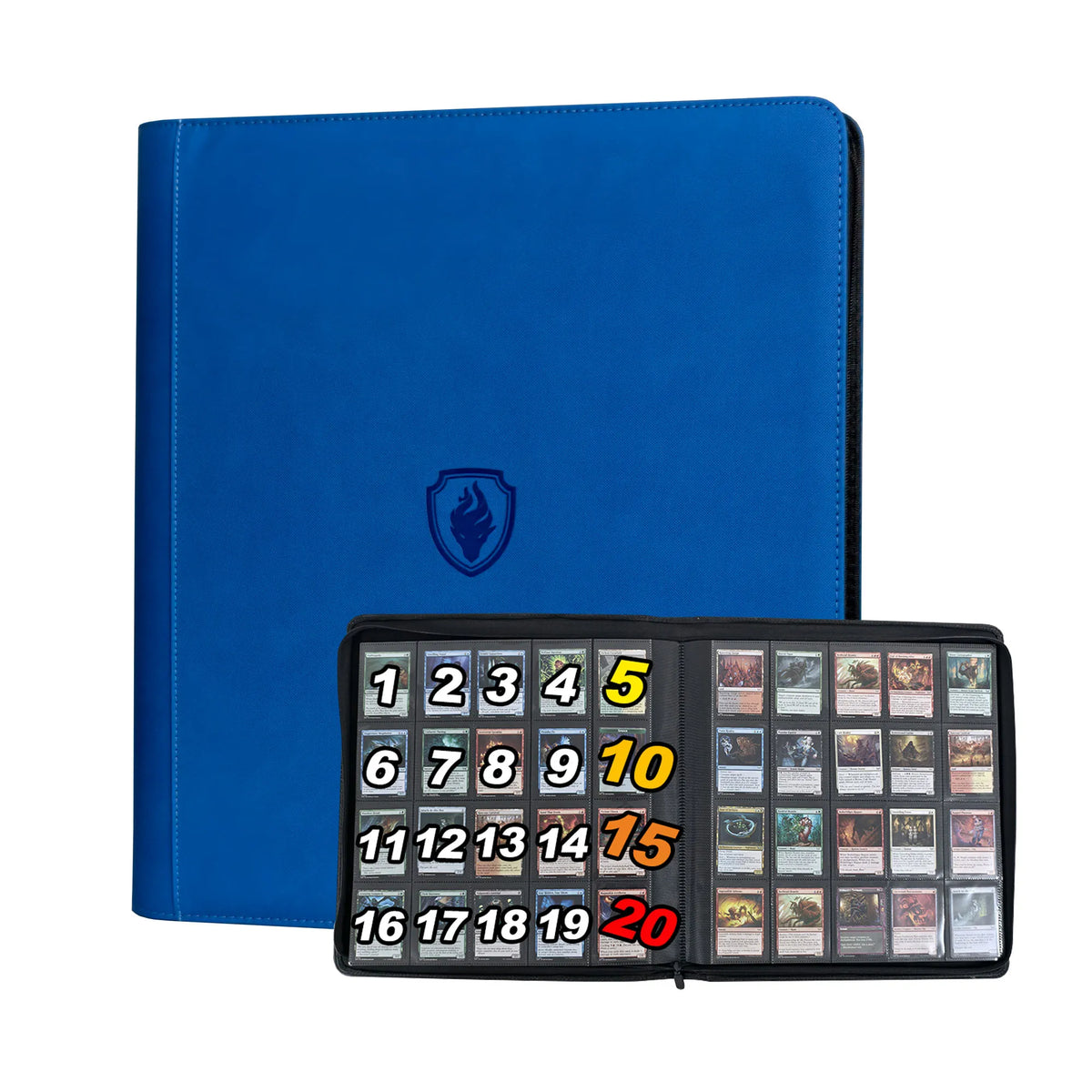 20-Pocket Card Binder – Holds 1,280+ Cards