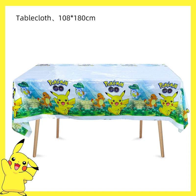 Pikachu Party Tableware Pieces