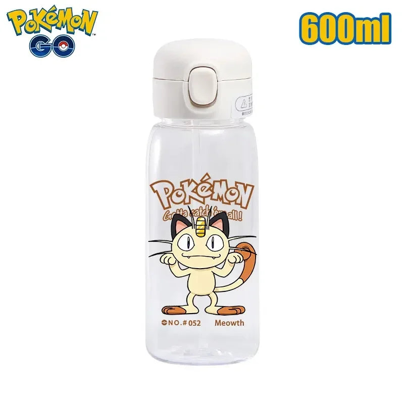 Pokémon Straw Water Bottle – 600 ml