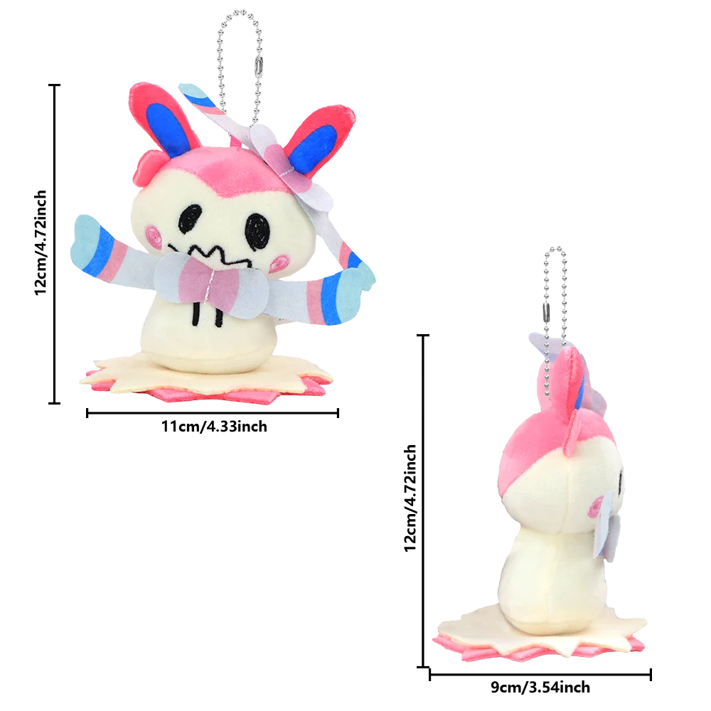 Eeveelution Mini Plush Keychain – 6 cm
