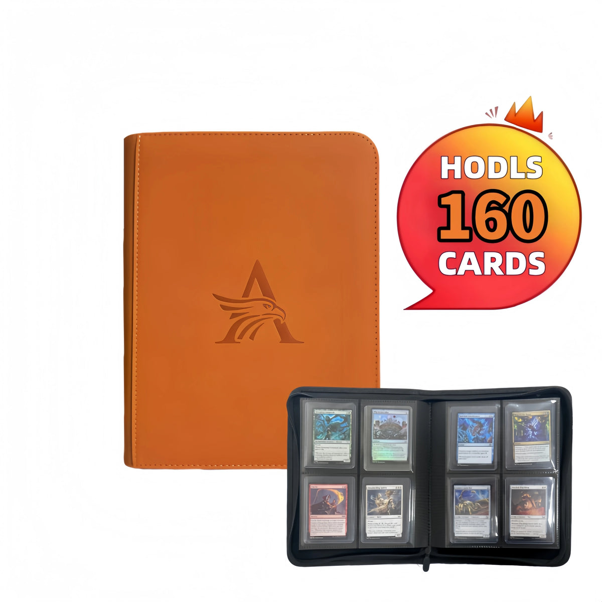 4-Pocket Toploader Binder – Holds 160