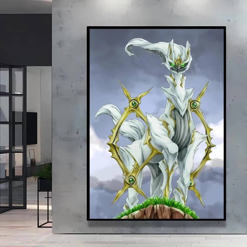 Arceus & Classic Pokémon Canvas Print – Unframed