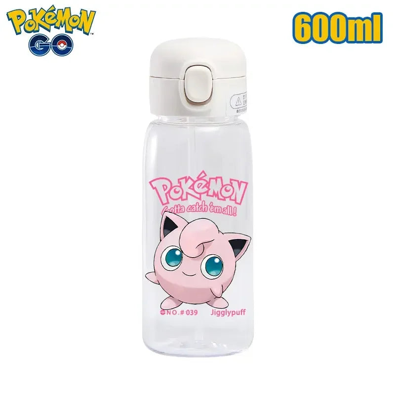 Pokémon Straw Water Bottle – 600 ml