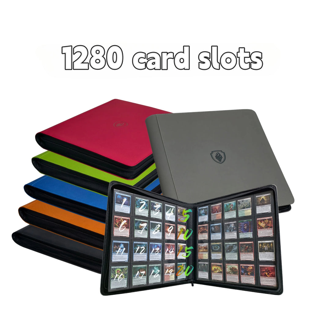 20-Pocket Card Binder – Holds 1,280+ Cards