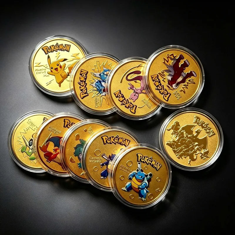 Gold-Plated Pokémon Collector Coins