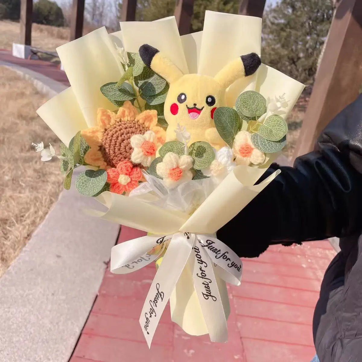 Pikachu Sunflower Plush Bouquet