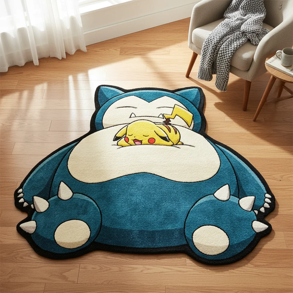 Snorlax & Pikachu Rug