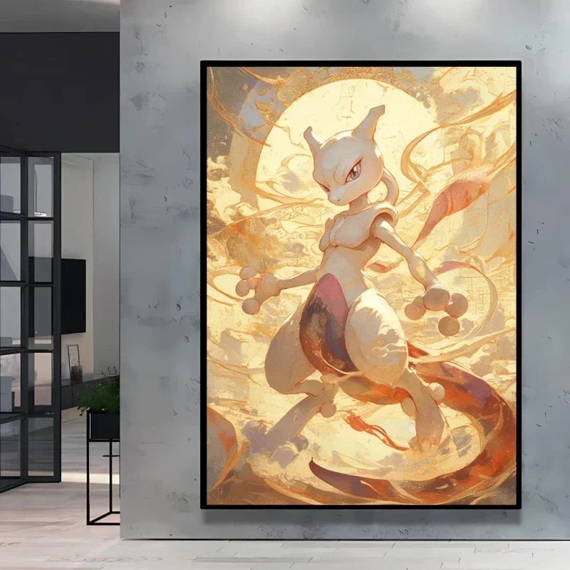 Classic Pokémon Canvas Print – Unframed